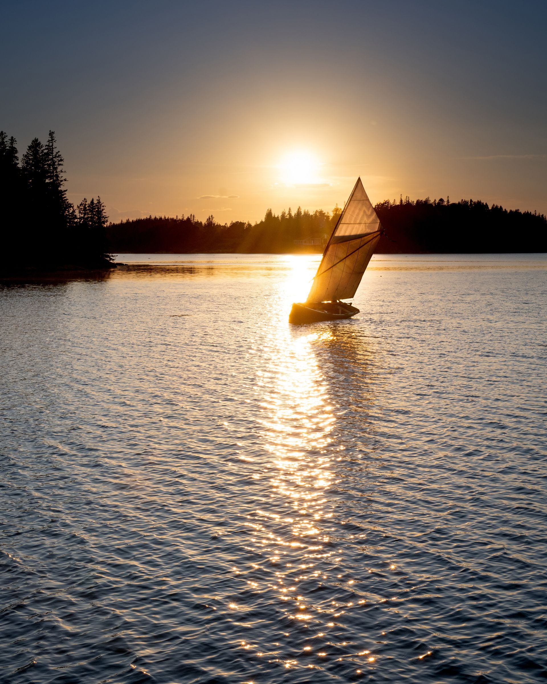 Sailing through the light